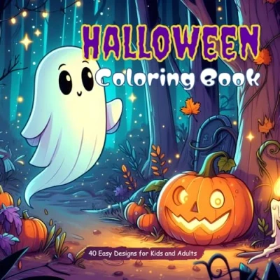 Abbildung von Halloween Coloring Book: Awesome Book for Kids and Adults