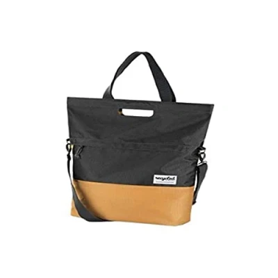 Abbildung von Recycelte Shopper Fahrradtasche Urban Proof 20 Liter Grau/Gelb