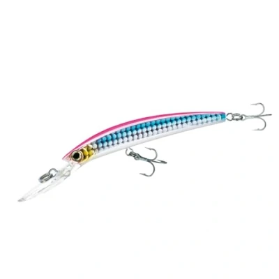 Abbildung von Yo Zuri Crystal Minnow Deep Diver, Holografisches Pink, 4 3/8 Inch