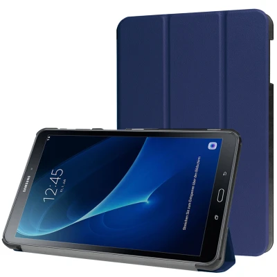 Abbildung von Trifold Klapphülle für das Samsung Galaxy Tab A 10.1 (2016) Dunkelblau