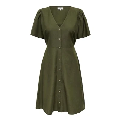 Abbildung von ONLY Onlvita LIFE NOOS Freizeitkleid, Damen, Größe: XL, Khaki