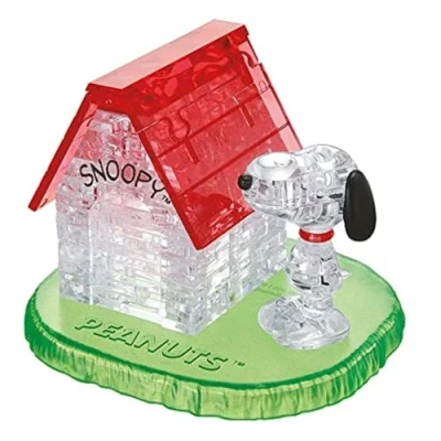 Abbildung von HCM KINZEL 3D Puzzle Crystal Snoopy House, Puzzleteile