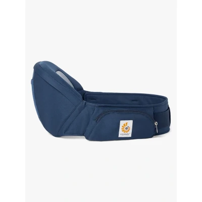 Abbildung von Ergobaby Lift Hip Seat Babytrage mit Babyhüftsitz für Babys und Kleinkinder ab 6 Monaten (7,7 kg 20,4 kg), Hüftsitz Trage Hüfttrage, Midnight Blue