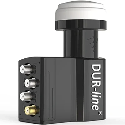 Abbildung von DUR line UK 104 4+3 Teilnehmer LNB 4X SCR/Einkabel/Unicable + 3Legacy digital mit Wetterschutz, Full HD, 4K, 8K