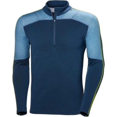 Abbildung von Helly Hansen Men Lifa Merino Midweight 1/2 Zip Herren Blue Graphite L