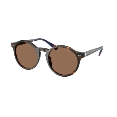 Abbildung von Polo Ralph Lauren Sonnenbrille, Herren, Größe: 50, Shiny dark havana/blue