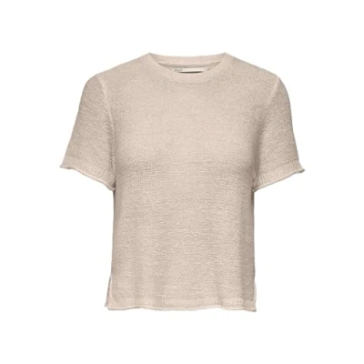 Abbildung von ONLY Damen Onlsunny S/S Nca KNT Pullover 15254282,Pumice Stone,S