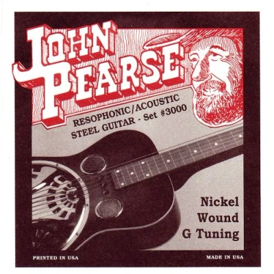 Abbildung von John Pearse Strings Saitensatz für Dobrogitarren Nickel, P3000