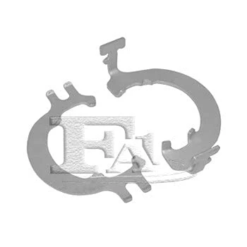 Abbildung von FA1 148 904 Klemmstücksatz, Abgasanlage MERCEDES BENZ: B Klasse, A Klasse