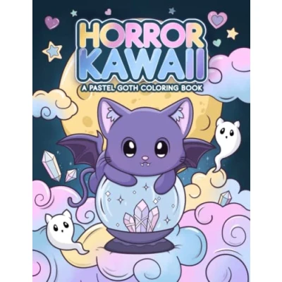 Abbildung von Horror Kawaii: A Pastel Goth Coloring Book: Cute &amp; Creepy Gothic Chibi Pages For Adults