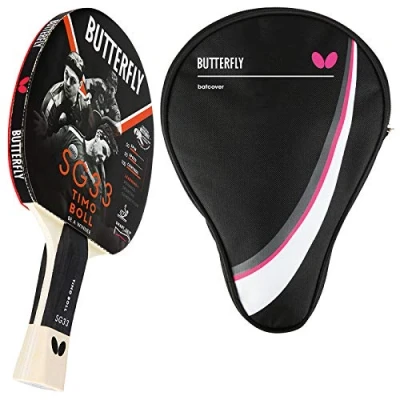 Abbildung von Butterfly 1x Timo Boll SG33 Tischtennisschläger + Tischtennishülle Drive Case