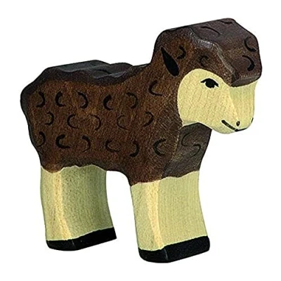 Abbildung von Holztiger Lamm braun 80078 6 cm