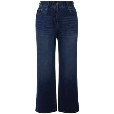 Abbildung von Ulla Popken Jeans Straight Leg, Damen, Größe: 54, Bleu jean