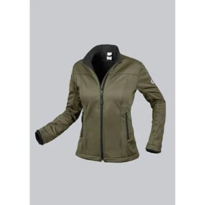 Abbildung von BP 1695 571 73 2XL Damen Softshell Jacke, Stehkragen, Frontreißverschluss, 255,00 g/m² 100% Polyester, oliv,