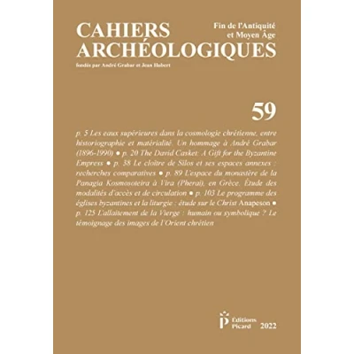 Abbildung von Cahiers archéologiques, fin de l&#039;Antiquité et du Moyen Âge, n 59