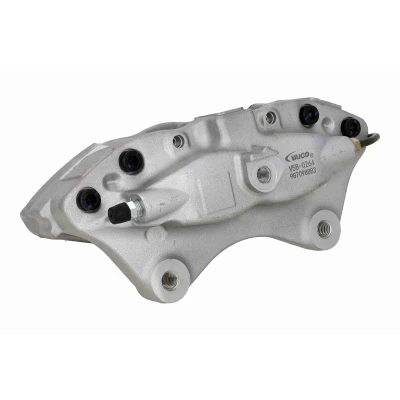 Abbildung von VAICO V58 0264 Bremssattel Hinterachse links, hinter der Achse schwarz Aluminium TESLA: Model S, X