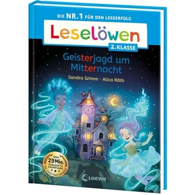 Abbildung von Leselöwen 2. Klasse Geisterjagd um Mitternacht: Die Nr. 1 für den Leseerfolg Mit Leselernschrift ABeZeh Erstlesebuch Kinder ab 7 Jahren