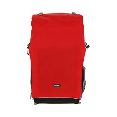 Abbildung von Rollei Traveler Fotorucksack Canyon XL Professioneller Outdoor Fotorucksack, inkl. separatem Einsatz für die Kameraausrüstung, Stativhalterung und Laptopfach Größe (50 L) Sunset (Schwarz/Rot)