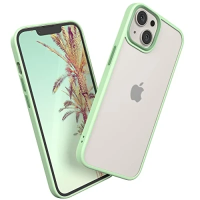 Abbildung von EAZY CASE Ultra Schutz Outdoor Hülle kompatibel mit iPhone 13, hochwertige Schutzhülle Aufprallschutz, Stoßfest und Kratzfest, dünne Handyhülle Kameraschutz, Grün
