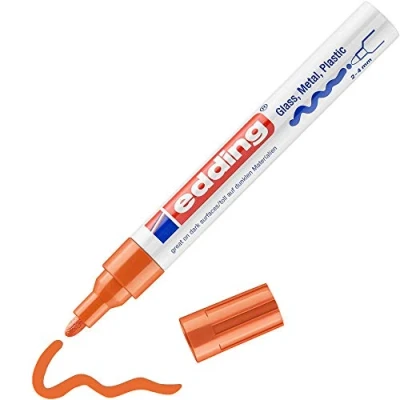 Abbildung von 10 x edding Glanzlack Marker 750 orange