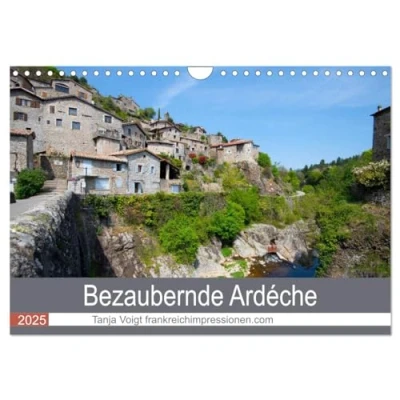 Abbildung von Bezaubernde Ardèche (Wandkalender 2025 DIN A4 quer), CALVENDO Monatskalender