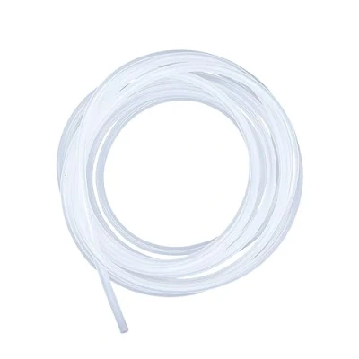 Abbildung von Silikonschlauch 4mm ID x 6mm OD 5 Meter Länge, LAVMHAB Lebensmitteltaugliche Schläuche Flexibler Schlauch Klar Wasser Luft Rohre für die Pumpe übertragen