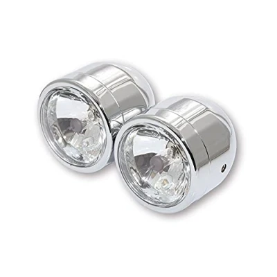 Abbildung von SHIN YO Doppel Fernscheinwerfer verchromt, 2x H4 55/60 (Chrome)