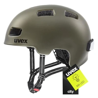Abbildung von uvex Unisex Adult City 4 Fahrradhelm, Green Smoke matt, 58 61 cm