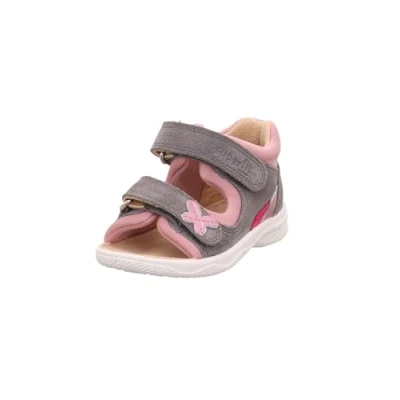 Abbildung von Superfit Polly Trekkingsandale für Kinder, Größe: 19, Grau/rosa Schuhe