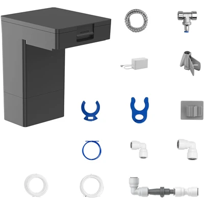 Abbildung von Dreame Automatic Fill &amp; Flush Water Connection Kit für L10s Pro Ultra/L10s Ultra Heat/X30 Ultra/X40 Complete mühelose Reinigung, Original