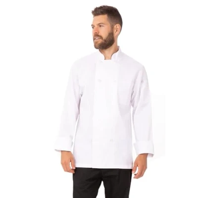 Abbildung von Chef Works Herren WCCWWHTL Kochjacke, Weiß, Large