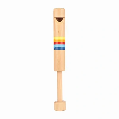 Abbildung von Kinder Holzpfeife, Holzflöte Drücken und Ziehen Piccolo Musikinstrument Keyboard Instrument für Play a Musical