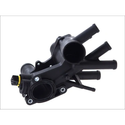 Abbildung von TOPRAN 109 067 Thermostatgehäuse mit Dichtung, Temperaturgeber Thermostat, Deckel VOLKSWAGEN: GOLF 3, Polo III Schrägheck, Vento