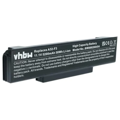Abbildung von vhbw Akku Ersatz für MSI BTY M65, M66, M67, M68, CBPIL44, CBPIL48 Notebook (5200mAh, 11,1V, Li Polymer)