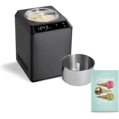 Abbildung von Springlane Eismaschine Selbstkühlend mit Kompressor, 2,5L Eiscreme &amp; Joghurt Maker , 2,50 l, 250,00 W, Zusatzbehälter 2,5Liter