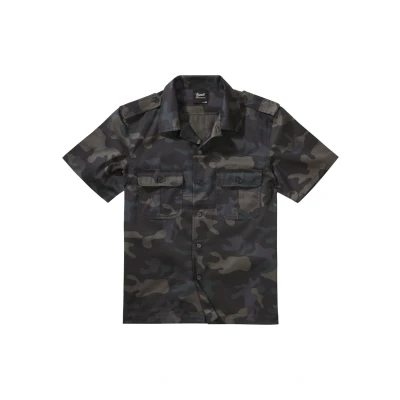 Abbildung von Brandit Herren US HEMD Hemd, Herren, Größe: 4XL, Darkcamo