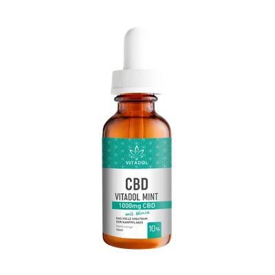 Abbildung von Cbd 10% Bio Hanfextrakt öl Vitadol mint