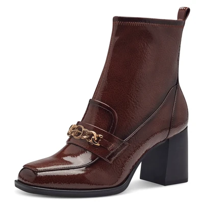 Abbildung von Tamaris High Heel Stiefelette, Damen, Größe: 37, Cognac Schuhe