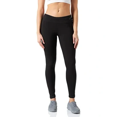 Abbildung von Joma Damen Combi Basic Lange Sporthose, Schwarz/Rosa, XL