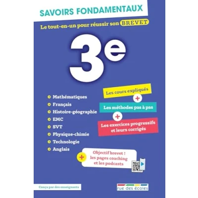 Abbildung von Savoirs fondamentaux 3e: Le tout en un pour réussir son brevet : avec des pages coaching et podcasts de cours