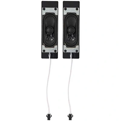 Abbildung von ASHATA 2 Stücke 8 Ohm 10 Watt Lautsprecher Sprecher Sound Verstärker Subwoofer mit Kabelverbindung für LCD/TV/Werbung/Player Schwarz