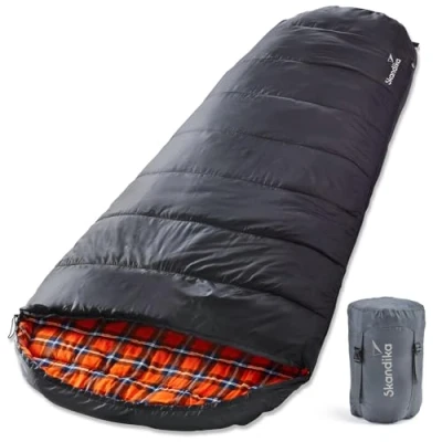 Abbildung von Mumienschlafsack Vegas Flanell Outdoor RV links bis 15C Schwarz