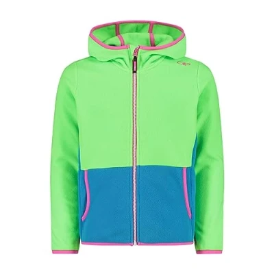 Abbildung von CMP Kinder Arctic Fleecejacke mit fester Kapuze, Limonade, 176