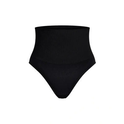 Abbildung von Smilodox HIGH Waist String, Damen, Größe: Small, Schwarz