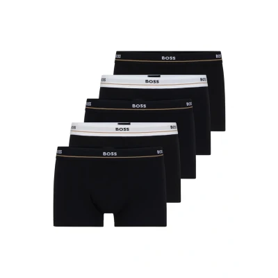 Abbildung von BOSS Trunk Essential 5 PACK Panties, Herren, Größe: XL, Black