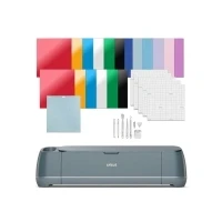 Abbildung von Cricut Maker 4 Essentials Bundle 56x18,3x15,8cm Hobbyplotter Schneidemaschine Kreativarbeiten Plotten