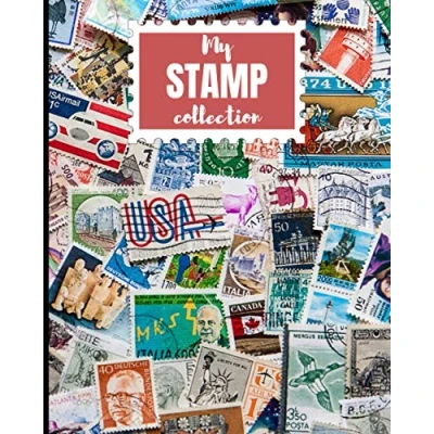 Abbildung von My stamp Collection: postage albums album for collector 8X10’’ 120 Pages
