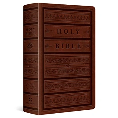 Abbildung von ESV Large Print Personal Size Bible: English Standard Version, Brown, Engraved Mantel, Trutone,