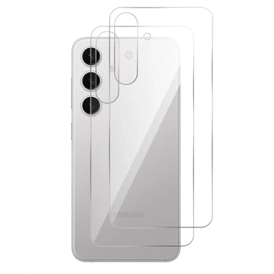 Abbildung von GIOPUEY Rückseite Folie Kompatibel mit Samsung Galaxy S25 Plus, Hochwertige Materialien Dünn Weiches TPU Plus Schutzfolie Clear [2 Stück]