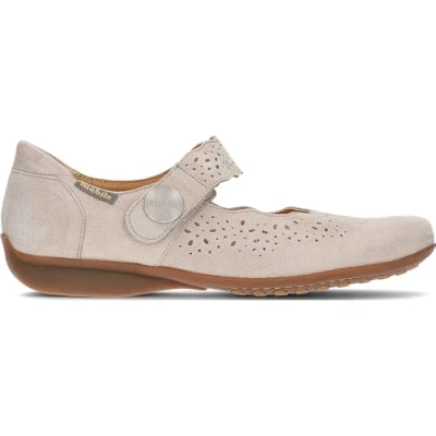 Abbildung von Mephisto Fabienne Riemchenballerina, Damen, Größe: 40.5, Beige Schuhe